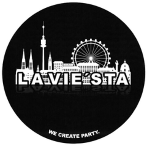 LA VIE´STA WE CREATE PARTY. Logo (DPMA, 19.08.2023)