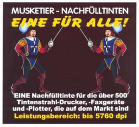 Musketier Nachfülltinte Logo (DPMA, 04.04.2003)