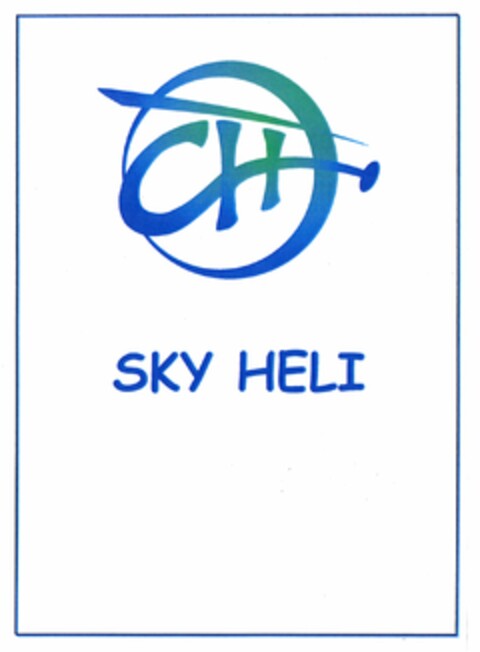 SKY HELI Logo (DPMA, 06.10.2003)