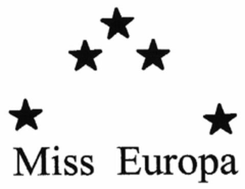 Miss Europa Logo (DPMA, 19.02.2004)