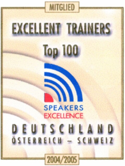 EXCELLENT TRAINERS Top 100 Logo (DPMA, 14.07.2004)