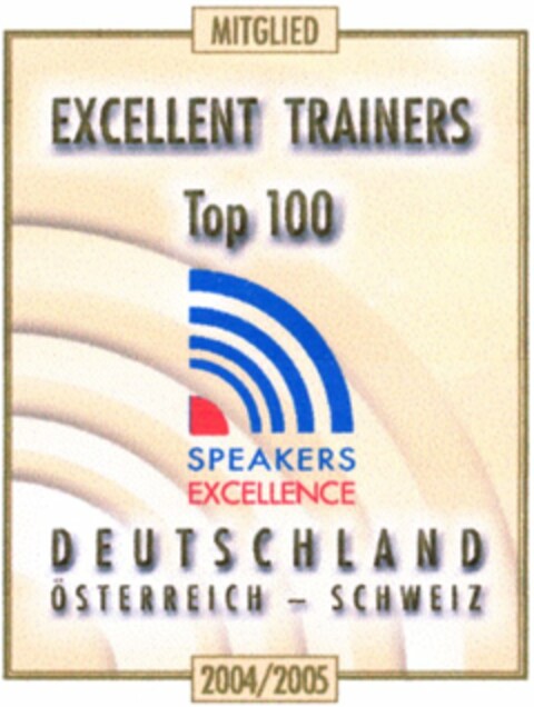 EXCELLENT TRAINERS Top 100 Logo (DPMA, 07/14/2004)