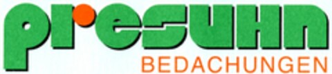 presuhn BEDACHUNGEN Logo (DPMA, 22.12.2004)