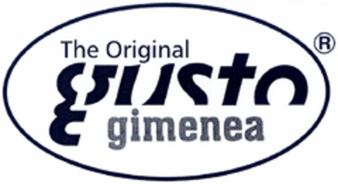 The Original gusto gimenea Logo (DPMA, 02/01/2005)