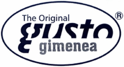 The Original gusto gimenea Logo (DPMA, 01.02.2005)