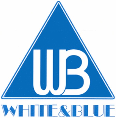 WB WHITE&BLUE Logo (DPMA, 04/25/2005)