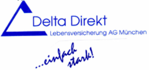 Delta Direkt Lebensversicherung AG München Logo (DPMA, 03/27/1996)