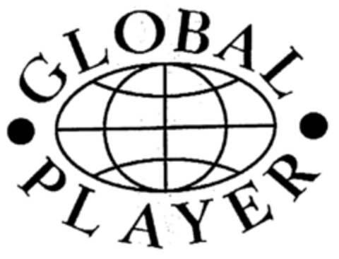 GLOBAL PLAYER Logo (DPMA, 05/28/1998)