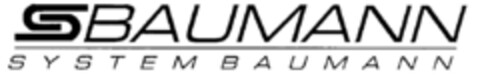 BAUMANN SYSTEM BAUMANN Logo (DPMA, 20.10.1999)