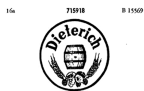 Dieterich Logo (DPMA, 20.03.1957)