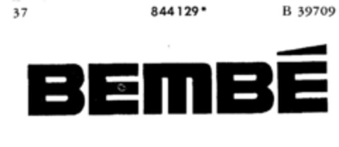 BEMBE Logo (DPMA, 30.01.1968)