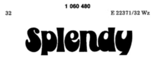 Splendy Logo (DPMA, 07/24/1981)