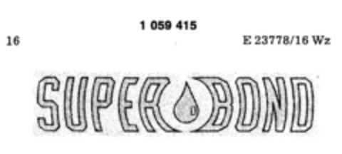 SUPER BOND Logo (DPMA, 30.07.1983)