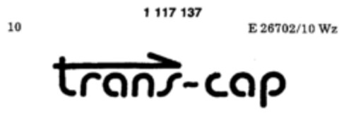 trans-cap Logo (DPMA, 05/22/1987)