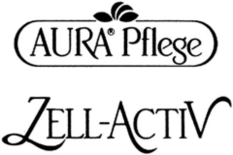 AURA Pflege ZELL-AKTIV Logo (DPMA, 01.09.1992)