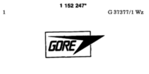 GORE Logo (DPMA, 26.10.1989)