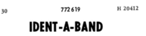 IDENT-A-BAND Logo (DPMA, 05.10.1961)