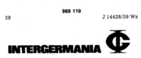 INTERGERMANIA Logo (DPMA, 02.04.1979)