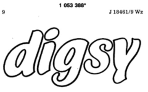 digsy Logo (DPMA, 16.07.1983)