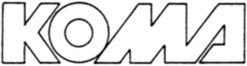 KOMA Logo (DPMA, 16.04.1992)
