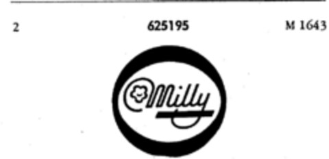 Milly Logo (DPMA, 12.09.1950)