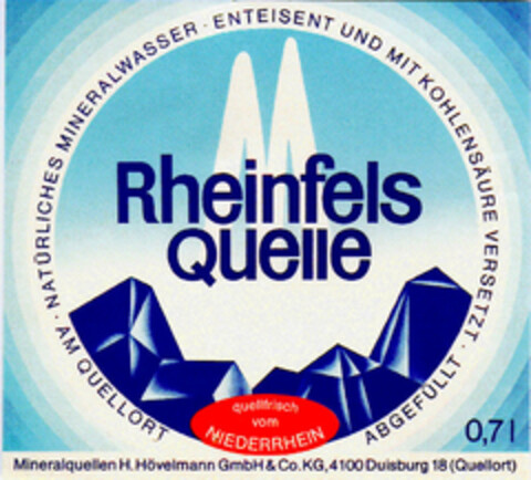 Rheinfels Quelle Logo (DPMA, 01.07.1986)