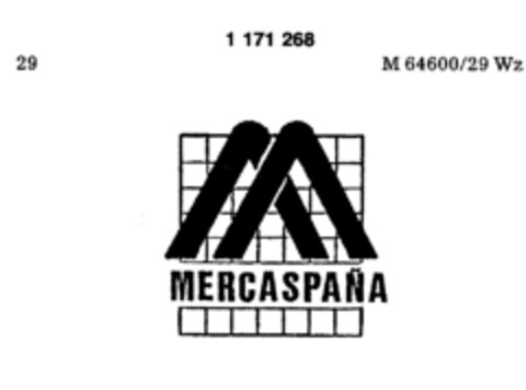 MERCASPANA Logo (DPMA, 22.02.1989)