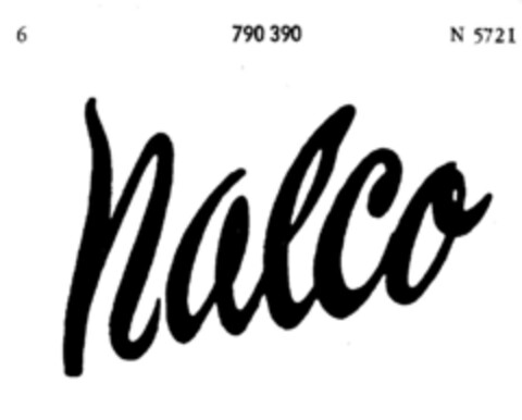 Nalco Logo (DPMA, 25.07.1958)