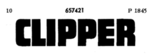 CLIPPER Logo (DPMA, 10/18/1951)