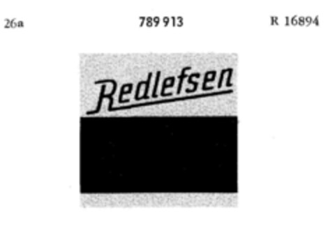 Redlefsen Logo (DPMA, 01/25/1963)