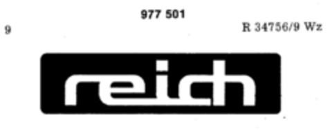 reich Logo (DPMA, 30.12.1977)
