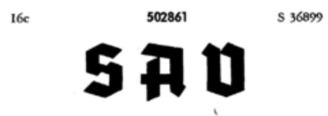 SAV Logo (DPMA, 27.10.1937)