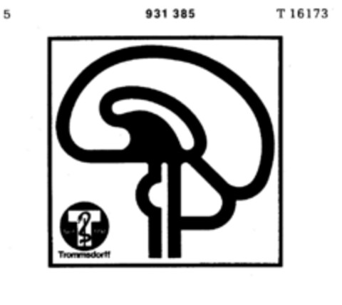 Trommsdorff Logo (DPMA, 08.04.1974)