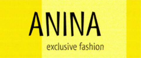 ANINA exclusive fashion Logo (DPMA, 03/20/2000)