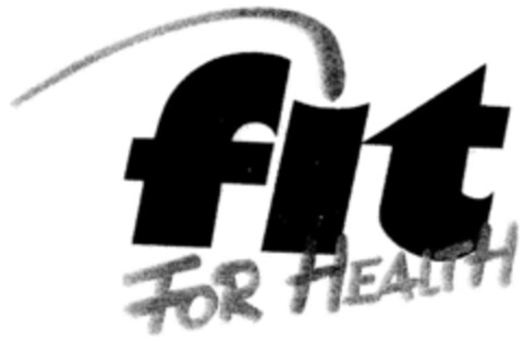 fit FOR HEALTH Logo (DPMA, 13.04.2000)