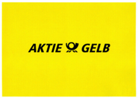 AKTIE GELB Logo (DPMA, 29.08.2000)