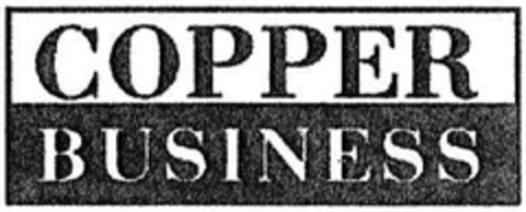 COPPER BUSINESS Logo (DPMA, 09.11.2000)