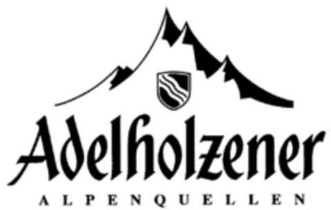 Adelholzener A L P E N Q U E L L E N Logo (DPMA, 28.03.2001)