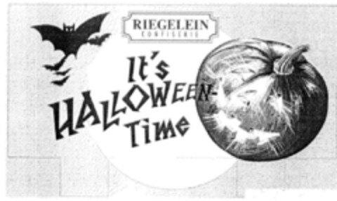 RIEGELEIN CONFISERIE It's HALLOWEEN-Time Logo (DPMA, 19.04.2001)