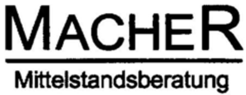 MACHER Mittelstandsberatung Logo (DPMA, 07/05/2001)