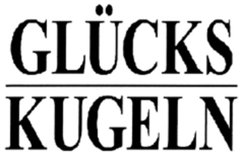 GLÜCKS KUGELN Logo (DPMA, 25.06.2008)