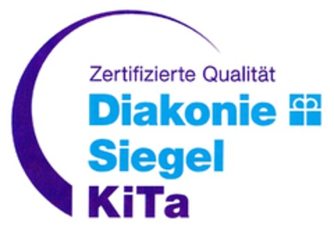 Zertifizierte Qualität Diakonie Siegel KiTa Logo (DPMA, 04/26/2010)