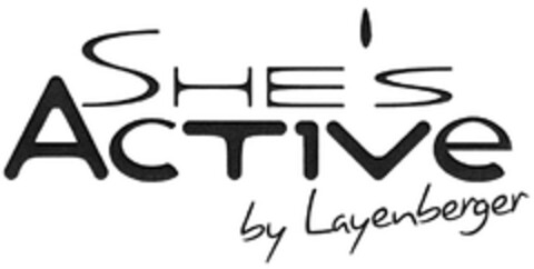 SHE'S ACTIVe by Layenberger Logo (DPMA, 05/10/2012)