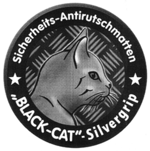 Sicherheits-Anitrutschmatten "BLACK-CAT" -Silvergrip Logo (DPMA, 03.08.2012)