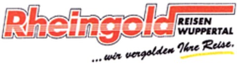 Rheingold REISEN WUPPERTAL ...wir vergolden Ihre Reise. Logo (DPMA, 12.11.2013)