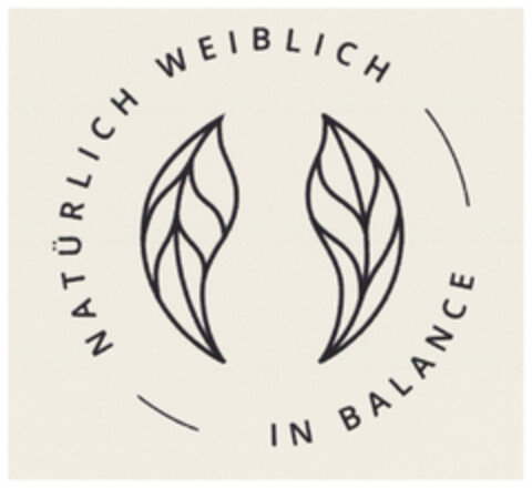 NATÜRLICH WEIBLICH IN BALANCE Logo (DPMA, 17.08.2021)