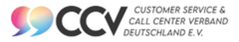 CCV CUSTOMER SERVICE & CALL CENTER VERBAND DEUTSCHLAND E.V Logo (DPMA, 04/26/2022)
