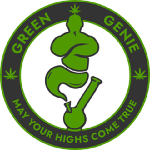 GREEN GENIE MAY YOUR HIGHS COME TRUE Logo (DPMA, 03/13/2023)