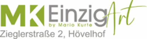 MK EinzigArt by Mario Kurte Zieglerstraße 2, Hövelhof Logo (DPMA, 21.05.2024)