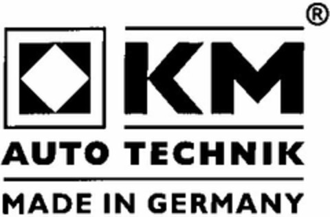 KM AUTO TECHNIK MADE IN GERMANY Logo (DPMA, 27.03.2003)